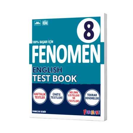 Fenomen Yayınları 8. Sınıf English Test Book