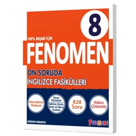 Fenomen Yayınları 8. Sınıf On Soruda İngilizce Fasikülleri (4 Fasikül)