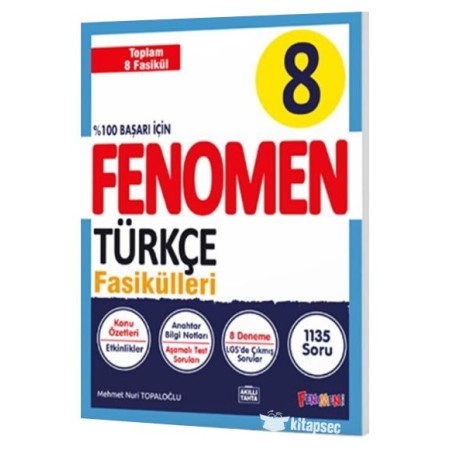 Fenomen Yayınları 8. Sınıf Türkçe Fasikülleri