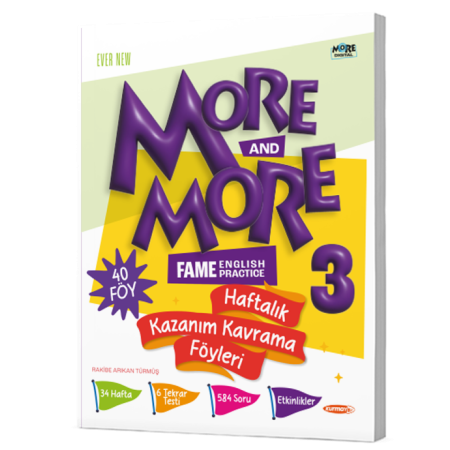 More & More 3 Haftalık Kazanım Kavrama Föyleri | İngilizce Başarı için Etkili Kaynak