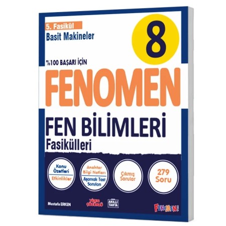 Fenomen Yayınları 8.Sınıf Fen Bilimleri 5. Fasikül (Basit Makineler)