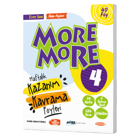 More & More 4 Haftalık Kazanım Kavrama Föyleri - Etkili Eğitim ve Başarı