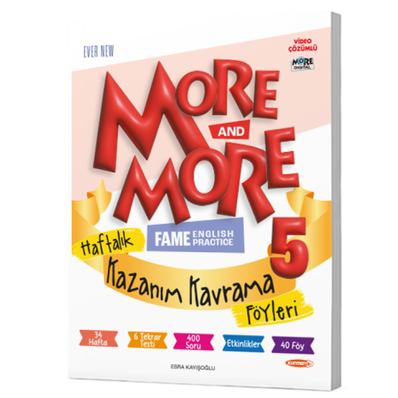 More & More 5 Haftalık Kazanım Kavrama Föyleri - 5. Sınıf Başarı İçin Etkili Çalışma Kaynağı