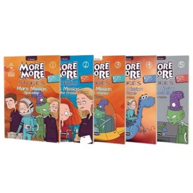 More & More Hikaye Seti Kutulu (5 Kitap) - İngilizce Öğrenme İçin Eğlenceli Hikayeler