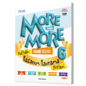 More & More 6 Haftalık Kazanım Kavrama Föyleri - İngilizce Başarı İçin Etkili Kaynak