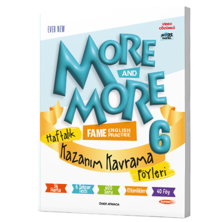 More & More 6 Haftalık Kazanım Kavrama Föyleri - İngilizce Başarı İçin Etkili Kaynak