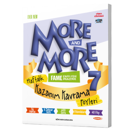 More & More 7 Haftalık Kazanım Kavrama Föyleri - 7. Sınıf İngilizce Destek Seti