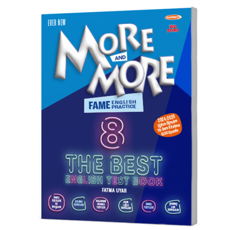 More & More 8 Fame The Best English Test Book - 8. Sınıf İngilizce Sınav Hazırlık Kitabı