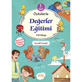 Yuva Yayınları Değerler Eğitimi (Renkli Heceli) 1.sınıf (10 Kitap)