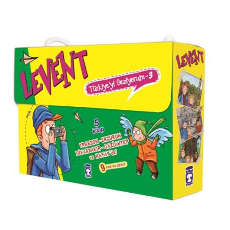 Timaş Yayınları Levent Türkiye'yi Geziyorum 3 SET - (5 Kitap)