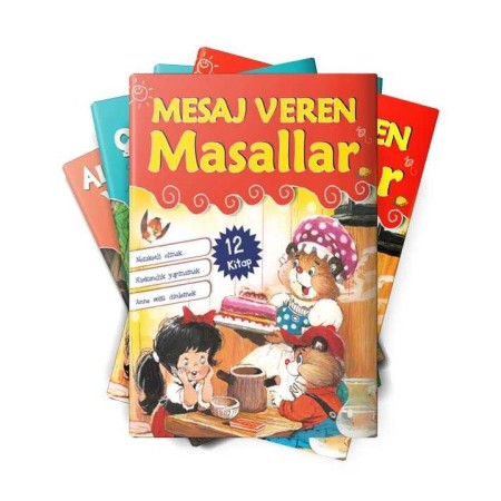 Damla Yayınları - Mesaj Veren Masallar (12 Kitap) Serisi