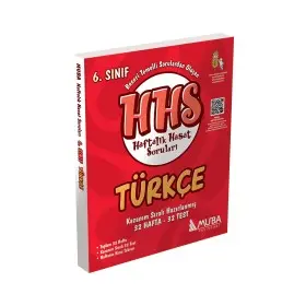 Muba Yayınları 6. Sınıf Türkçe Haftalık Hasat Soruları (HHS) – Türkçe Becerilerini Geliştirin