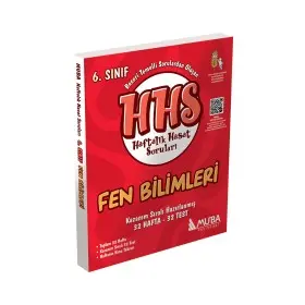 Muba Yayınları 6. Sınıf Fen Bilimleri Haftalık Hasat Soruları (HHS) Kitabı | Konu Pekiştirme ve Sınav Hazırlığı
