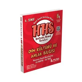 Muba Yayınları 6. Sınıf Din Kültürü Haftalık Hasat Soruları (HHS) Kitabı | Düzenli Çalışma ve Sınav Hazırlığı