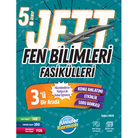 Ünlüler Karması 5. Sınıf Jett Fen Bilimleri Fasikülleri Soru Bankası