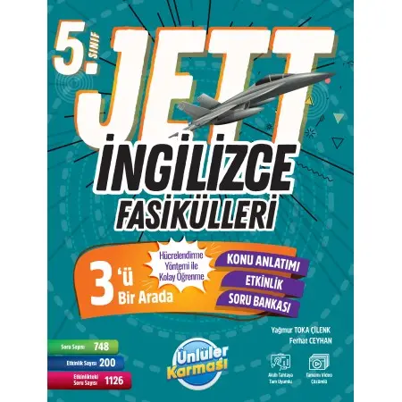 Ünlüler Karması 5. Sınıf Jett İngilizce Fasiküller Soru Bankası