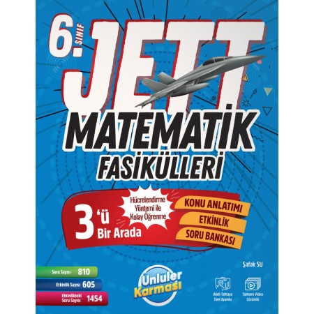 Ünlüler Karması 6. Sınıf Jett Matematik Fasiküller Soru BankasıÜnlüler Karması 6. Sınıf Jett Matematik Fasiküller Soru Bankası