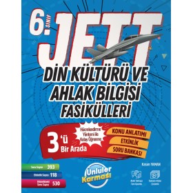 Ünlüler Karması 6. Sınıf Jett Din Kültürü ve Ahlak Bilgisi Fasikülleri Soru Bankası