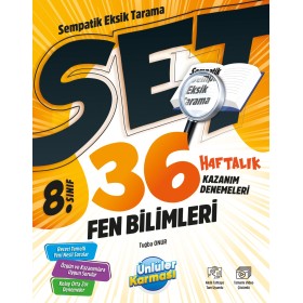 Ünlüler Karması 8. Sınıf Fen Bilimleri 36 Haftalık Kazanım Denemeleri