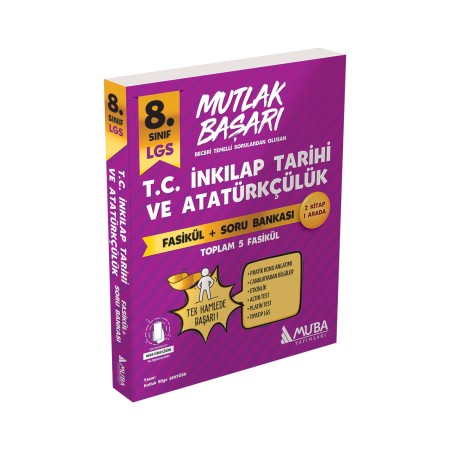 Muba Yayınları MB 8. Sınıf İnkılap Tarihi Fasiküller + Soru Bankası – İnkılap Tarihinde Başarı