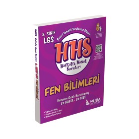 Muba Yayınları 8. Sınıf Fen Bilimleri Haftalık Hasat Soruları (HHS) – Fen Bilimlerinde Haftalık Başarı