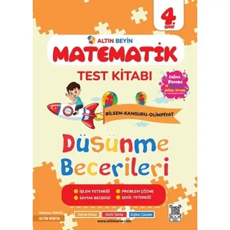 Altın Nokta Yayınları 4. Sınıf Altın Beyin Matematik Test Kitabı