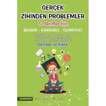 Altın Nokta Yayınları 5. Sınıf Gerçek Zihinden Problemler Kanguru-olimpiyat Kitabı