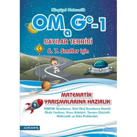 Altın Nokta Yayınları 6. 7. Sınıf Omage-1 Sayılar Teorisi Olimpiyat Kanguru Matematik