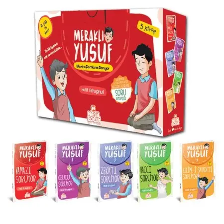 Nesil Yayınları Meraklı Yusuf İslam'ın Şartları (5 Kitap + SK) – Çocuklar İçin Dini Eğitim Seti