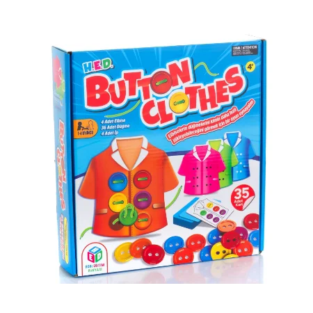 Hobi Eğitim Dünyası Button Clothes Oyunu