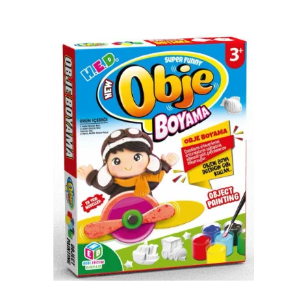 Hobi Eğitim Dünyası Obje Boyama Oyunu