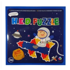 Hobi Eğitim Dünyası Hed Puzzle Oyunu