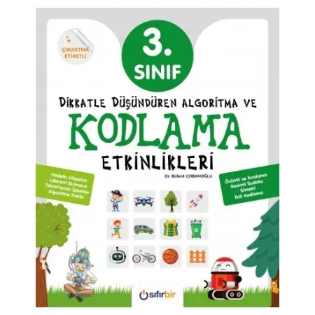 Sıfırbir Yayınları 3. Sınıf Algoritma ve Kodlama Etkinlikleri | Eğlenceli ve Öğretici Etkinlikler