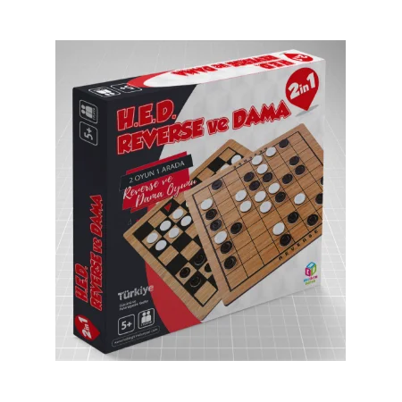 Hobi Eğitim Dünyası Reverse+Dama Oyunu