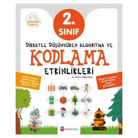 Sıfırbir Yayınları 2. Sınıf Algoritma ve Kodlama Kitabı | Etkinliklerle Öğren