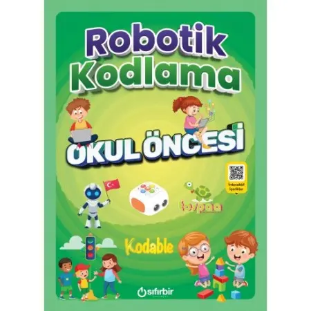 Sıfırbir Yayınları Okul Öncesi Robotik Kodlama | Eğlenceli Kodlama Kitabı