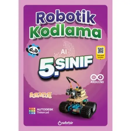 Sıfırbir Yayınları 5. Sınıf Robotik Kodlama | Uygulamalı STEM Etkinlikleri