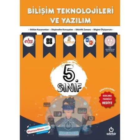 Sıfırbir Yayınları 5. Sınıf Bilişim Teknolojileri ve Yazılım Kitabı