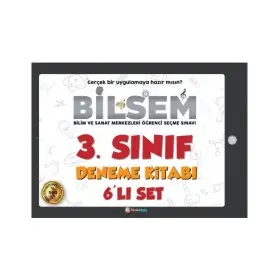 BİLSEM 3. Sınıf Deneme Kitabı | Sıfırbir Yayınları – Zeka ve Mantık Soruları