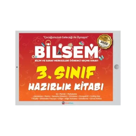 BİLSEM 3. Sınıf Hazırlık Kitabı | Sıfırbir Yayınları – Zeka ve Mantık Soruları ile Sınav Hazırlığı