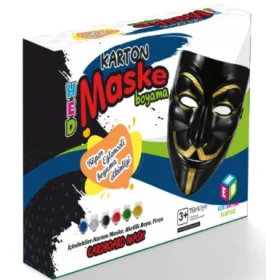 Hobi Eğitim Dünyası Karton Maske Boyama Oyunu