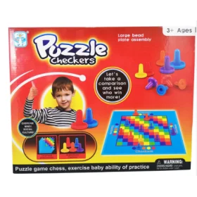 Hobi Eğitim Dünyası Puzzle Checkers Oyunu