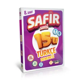 Madalyon Yayınları Safir 8. Sınıf Türkçe Branş Deneme 15 li
