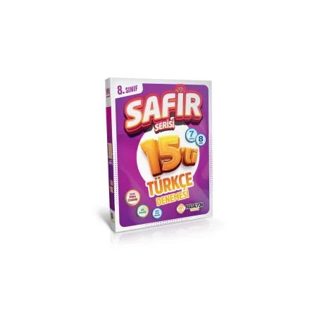 Madalyon Yayınları Safir 8. Sınıf Türkçe Branş Deneme 15 li
