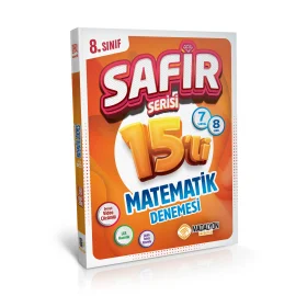 Madalyon Yayınları Safir 8. Sınıf Matematik Branş Deneme 15 li
