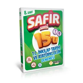 Madalyon Yayınları Safir 8. Sınıf İnkılap Tarihi Branş Deneme 15 li