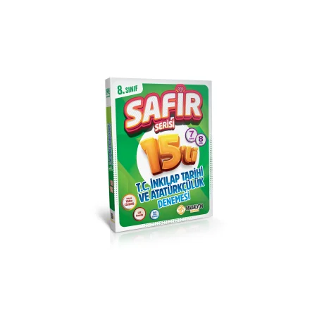 Madalyon Yayınları Safir 8. Sınıf İnkılap Tarihi Branş Deneme 15 li