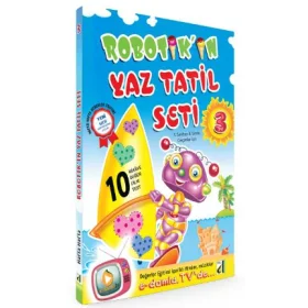 Damla Yayınları Robotik'in Yaz Tatil Seti - 3. Sınıf