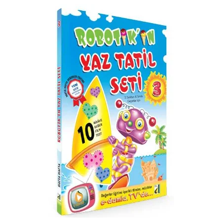 Damla Yayınları Robotik'in Yaz Tatil Seti - 3. Sınıf