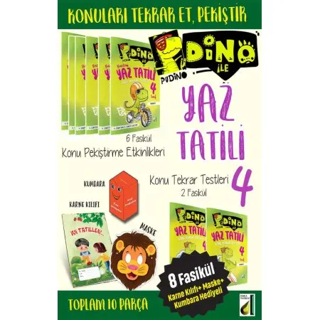 Damla Yayınları Pudino İle Yaz Tatili - 4. Sınıf